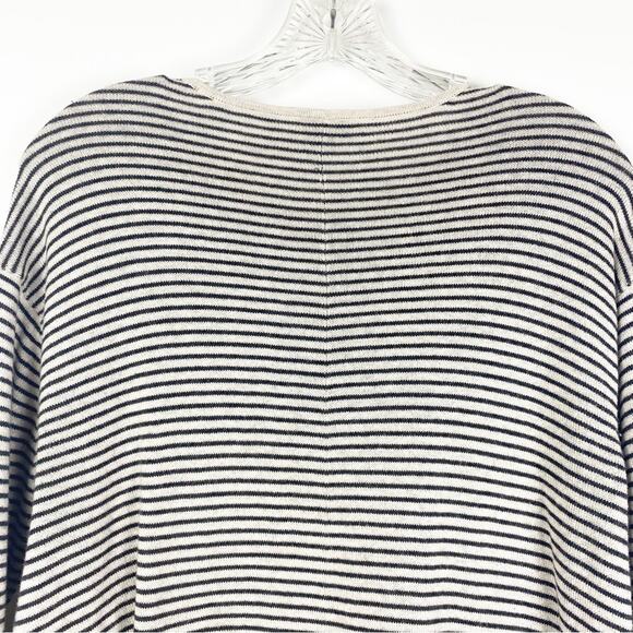 Pure J Jill Cotton Cashmere Striped Sweater Womens Size Small - Picture 8 of 11